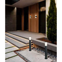 Садово-парковый светильник FERON серии Сиэтл, НБУ, DH0903 230V без лампы E27 черный 11654