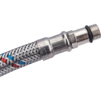 Подводка для смесителей СТМ сталь, 1/2xM10x30 см, штуцер CWFSS030