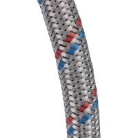 Подводка для смесителей СТМ сталь, 1/2xM10x80 см., короткий штуцер CWFSS080