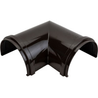 Угловой элемент Docke STANDARD 120 мм х 90 градусов, универсальный, темно-коричневый PVTJ-1023