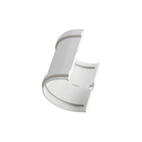 Соединитель желобов Docke STANDARD 120 мм, белый PVTE-1107