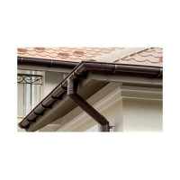 Водосточный желоб Docke STANDARD 120 мм х 3 м., темно-коричневый PVTC-1023