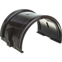Соединитель желобов Docke STANDARD 120 мм., темно-коричневый PVTE-1023