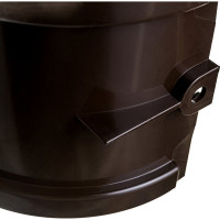 Соединитель желобов Docke STANDARD 120 мм., темно-коричневый PVTE-1023