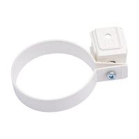 Универсальный хомут Docke STANDARD 80 мм., белый PVTK-1107