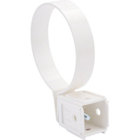 Универсальный хомут Docke STANDARD 80 мм., белый PVTK-1107