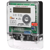 Счетчик электроэнергии ТАЙПИТ НЕВА МТ 114 AS WF1P 5 60A Wi-Fi-модем регион Екатеринбург 6127773