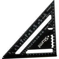 Угольник Sturm 2020-07-170 170мм, алюминиевый сплав, чёрная оксидация, белая шкала