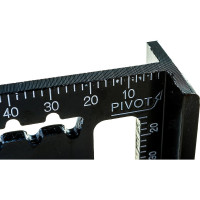 Угольник Sturm 2020-07-170 170мм, алюминиевый сплав, чёрная оксидация, белая шкала