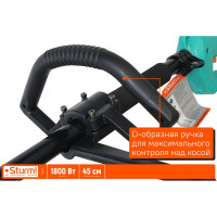 Электротриммер Sturm 1800 Вт, метал. вал, D-образная рукоятка, нож/леска GT1800D