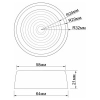 Подставки для стиральных машин СУПРИМПЛАСТ набор 4 шт. 2S_0402H