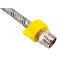 Подводка гибкая для воды Профсан ПСМ 50 см., гайка-штуцер 1/2-1/2 PS-FM50