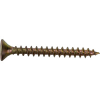 Набор для крепления ВИРТУОЗ дюбель 6х30, шуруп 4х35 потайная головка, желтый цинк, 18 шт. 00170