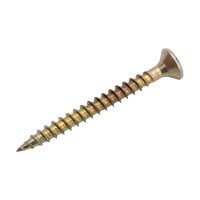 Набор для крепления ВИРТУОЗ дюбель 6х35 К, шуруп 4х40 потайная головка, желтый цинк, 18 шт. 86584