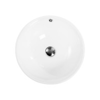 Керамическая накладная раковина BelBagno круглая BB1077