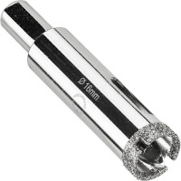 Коронка алмазная по керамограниту и керамике с центрирующим сверлом 16 мм Diamond Industrial DIDCSC016