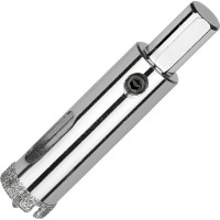 Коронка алмазная по керамограниту и керамике с центрирующим сверлом 16 мм Diamond Industrial DIDCSC016