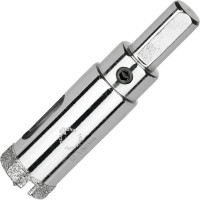 Коронка алмазная по керамограниту и керамике с центрирующим сверлом 18 мм Diamond Industrial DIDCSC018