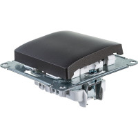 1-клавишный механизм выключателя Systeme Electric скрытой проводки Glossa 10А IP20 1 10AX графит GSL001311