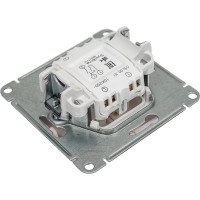 2-клавишный механизм выключателя Systeme Electric скрытой проводки Glossa 10А IP20 5 10AX перламутр GSL000651