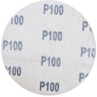 Круг абразивный шлифовальный под липучку (10 шт; 125 мм; Р100) ЕРМАК 645-069