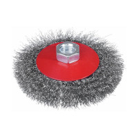 Щетка металлическая тарелка (100 мм; М14) для УШМ ЕРМАК 656-041