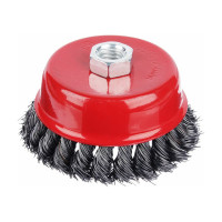 Щетка металлическая чашка (100 мм; М14; крученая проволока) для УШМ ЕРМАК 656-047