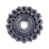 Щетка металлическая чашка (75 мм; М14; крученая проволока) для УШМ ЕРМАК 656-045