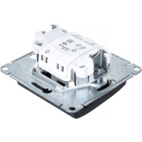 1-клавишный механизм переключателя Systeme Electric скрытой проводки Glossa 10А IP20 6а 10AX антрацит GSL000761