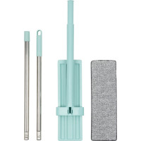 Швабра для пола Рыжий кот WRING SIMPLE с механизмом отжима и насадкой из микрофибры 102536