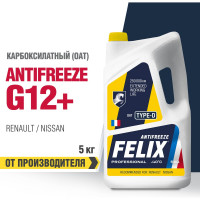 Антифриз FELIX TYPE D 5 кг, желтый 430206333