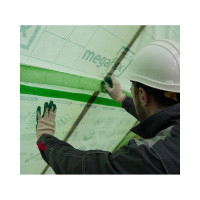 Пароизоляция Megaflex ParoStop В ш 1.6 м, 70 кв.м, двухслойная пленка  MFPST.160.70