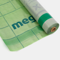 Гидро-пароизоляция Megaflex Metal Standard D ш 1.5, 70 кв.м двухслойная пленка с двумя клеевыми лентами MFMST.150.70