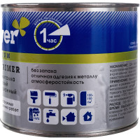 Грунт по металлу Clever METALL PRIMER белый 0,5 кг 141434