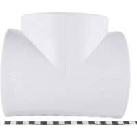 Прямой тройник Blue Ocean полипропиленовый - 110 PPRF/ET(W)-110