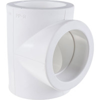 Прямой тройник Blue Ocean полипропиленовый - 110 PPRF/ET(W)-110