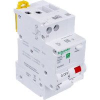 Автоматический выключатель дифференциального тока Systeme Electric RESI9 ДИФ 1P+N С 25А 6000A 30мА тип AС R9D25625