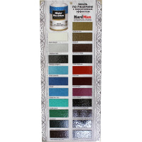 Эмаль по ржавчине с молотковым эффектом HardMax темно-медная, банка 0,8 кг, 1 шт. 4690417070428