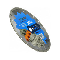 Алмазный сегментный диск по бетону,кирпичу Kronger 300x25,4 мм B200300