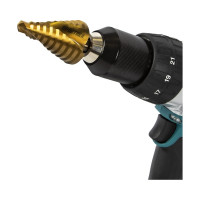 Сверло ступенчатое спиральное с кобальтовым покрытием по металлу (9-36 мм; шаг 3 мм; 3-х гран.хвост.10 мм) ПРАКТИКА 793-787