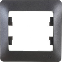 1-местная рамка Systeme Electric Glossa графит GSL001301