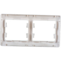 2-местная горизонтальная рамка Systeme Electric Glossa платина GSL001202