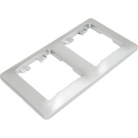 2-местная рамка Systeme Electric Glossa вертикальная алюминий GSL000306