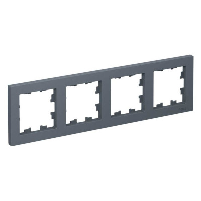 4-местная универсальная рамка Systeme Electric AtlasDesign грифель ATN000704