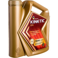 Трансмиссионное масло РОСНЕФТЬ Kinetic UN 75W-90 GL-4-5 синт. кан. 4 л 40817242