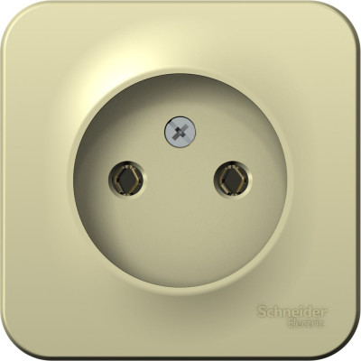 1-местная розетка Systeme Electric открытой проводки Blanca 16А IP20 250В без заземления бежевая BLNRA000117