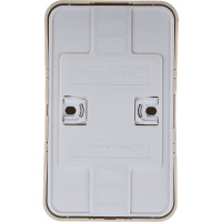 2-местная розетка Systeme Electric открытой проводки Blanca 16А 250В с заземлением бежевая BLNRA010217