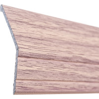 Порог разноуровневый алюминиевый (45 мм; 0.9 м; декоративный; дуб беленый) Лука 00000002662