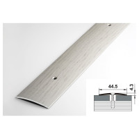 Порог прямой алюминиевый (44.5 мм; 0.9 м; декоративный; дуб арктик) Лука УТ000002706