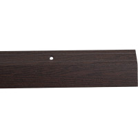 Порог разноуровневый алюминиевый (45 мм; 0.9 м; декоративный; дуб венге) Лука УТ000002336